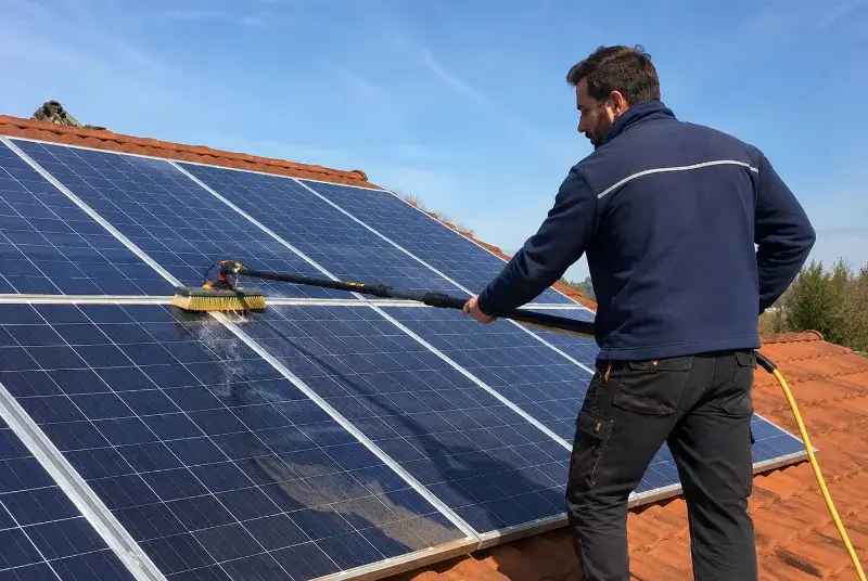 Nettoyage et entretien de panneaux solaires à Plan-d'Aups-Sainte-Baume
